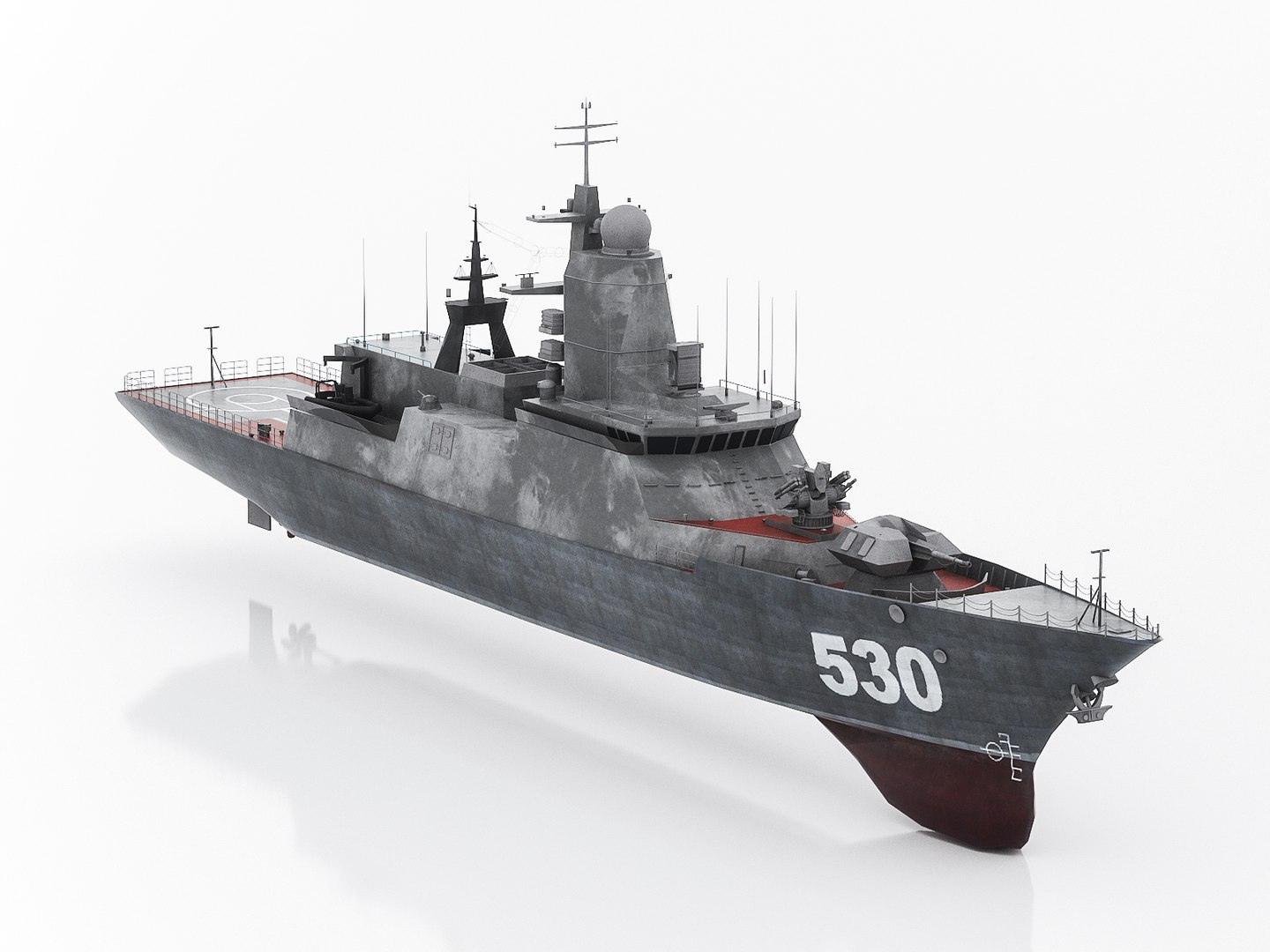 Steregushchy Russian Corvette 530 3D - TurboSquid 1290305