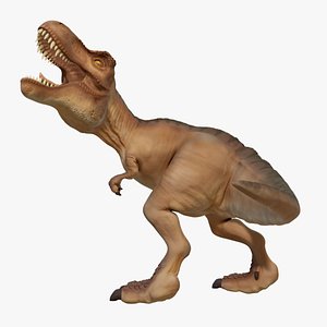 Desenho animado Tiranossauro T-Rex 1 Modelo 3D - TurboSquid 2100262