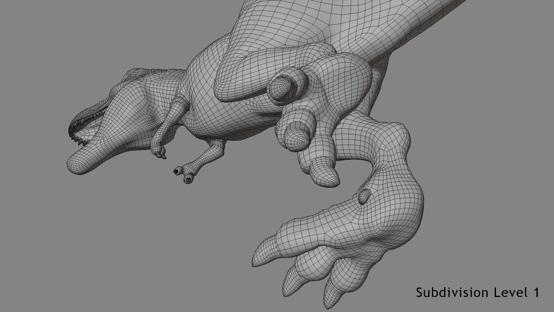 3D t-rex toon model https://p.turbosquid.com/ts-thumb/E3/bqaJuN/O1x3FVBn/wf_05_01/jpg/1565965564/1920x1080/fit_q87/6c300fe4925d501be81bbb4ccf9cd0cdffa59c83/wf_05_01.jpg