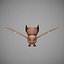 3D bat cartoon