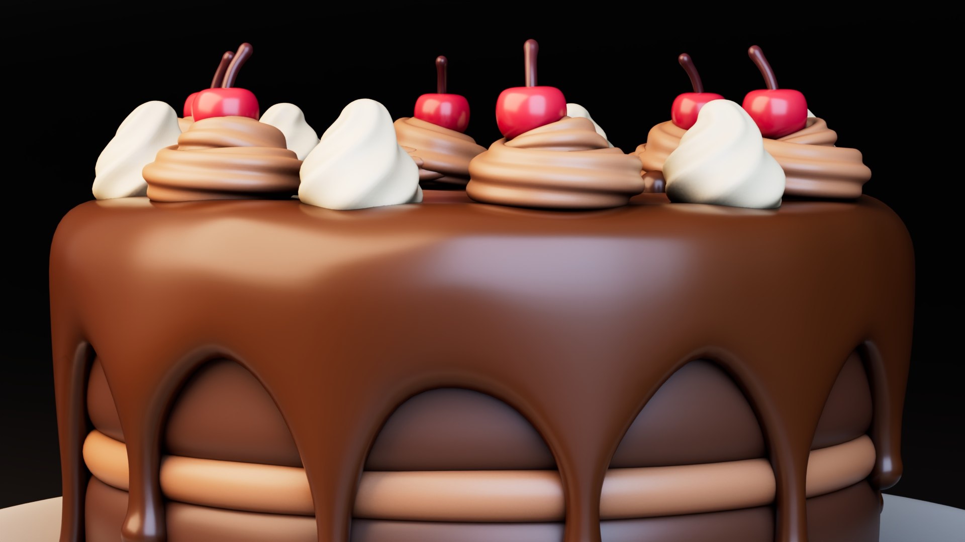 3D Low Poly Chocolate Cake with Cherries model https://p.turbosquid.com/ts-thumb/E3/elWaAz/hT/cake5/jpg/1755191227/1920x1080/fit_q87/4fdac9e0aad941b33a9c70312d522fe7d2b5191f/cake5.jpg