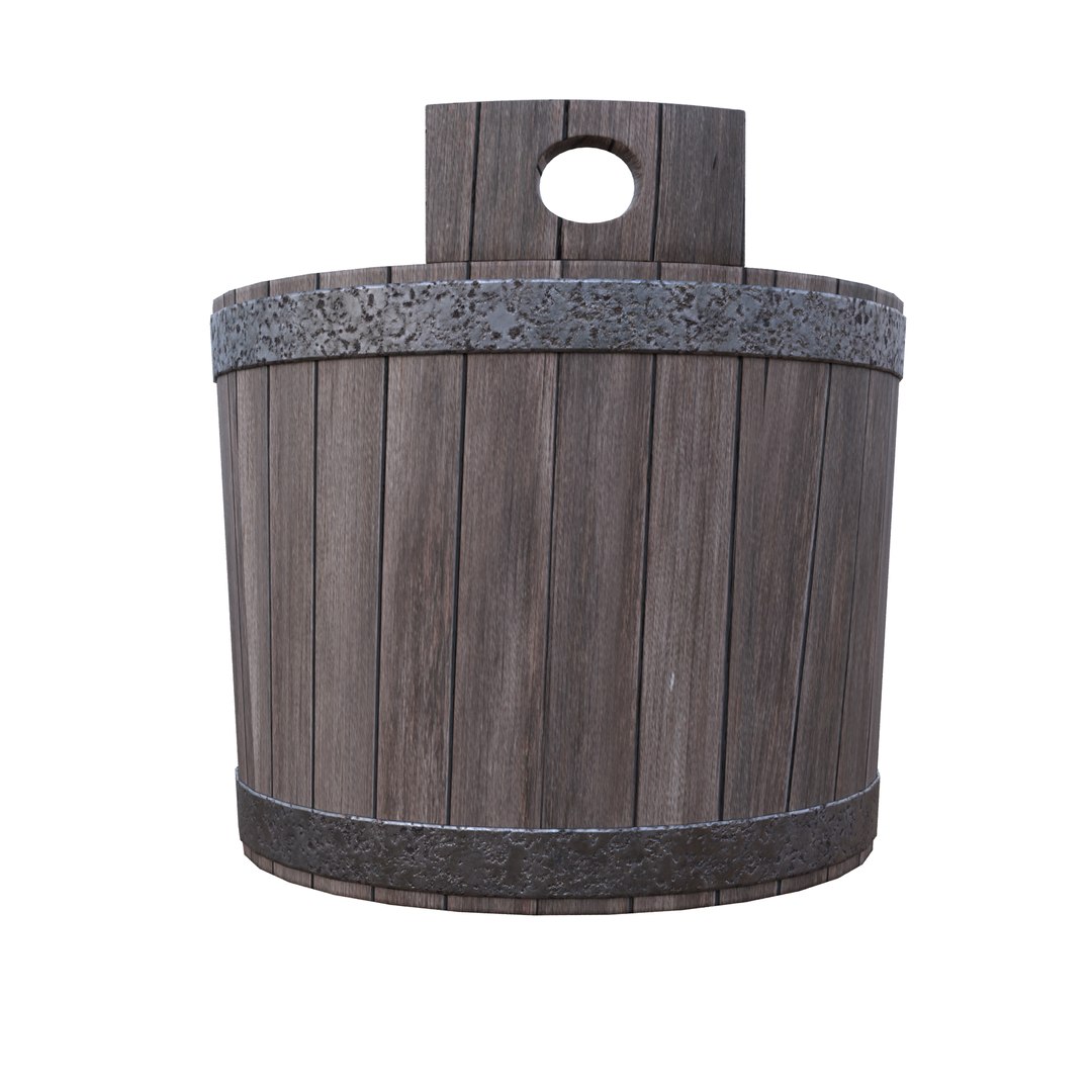 Old Wooden Bucket model https://p.turbosquid.com/ts-thumb/E3/fMYhA7/at/image2/png/1753940467/1920x1080/fit_q87/42567940edda0e77af4c4cc437d3bbb4b010a88b/image2.jpg