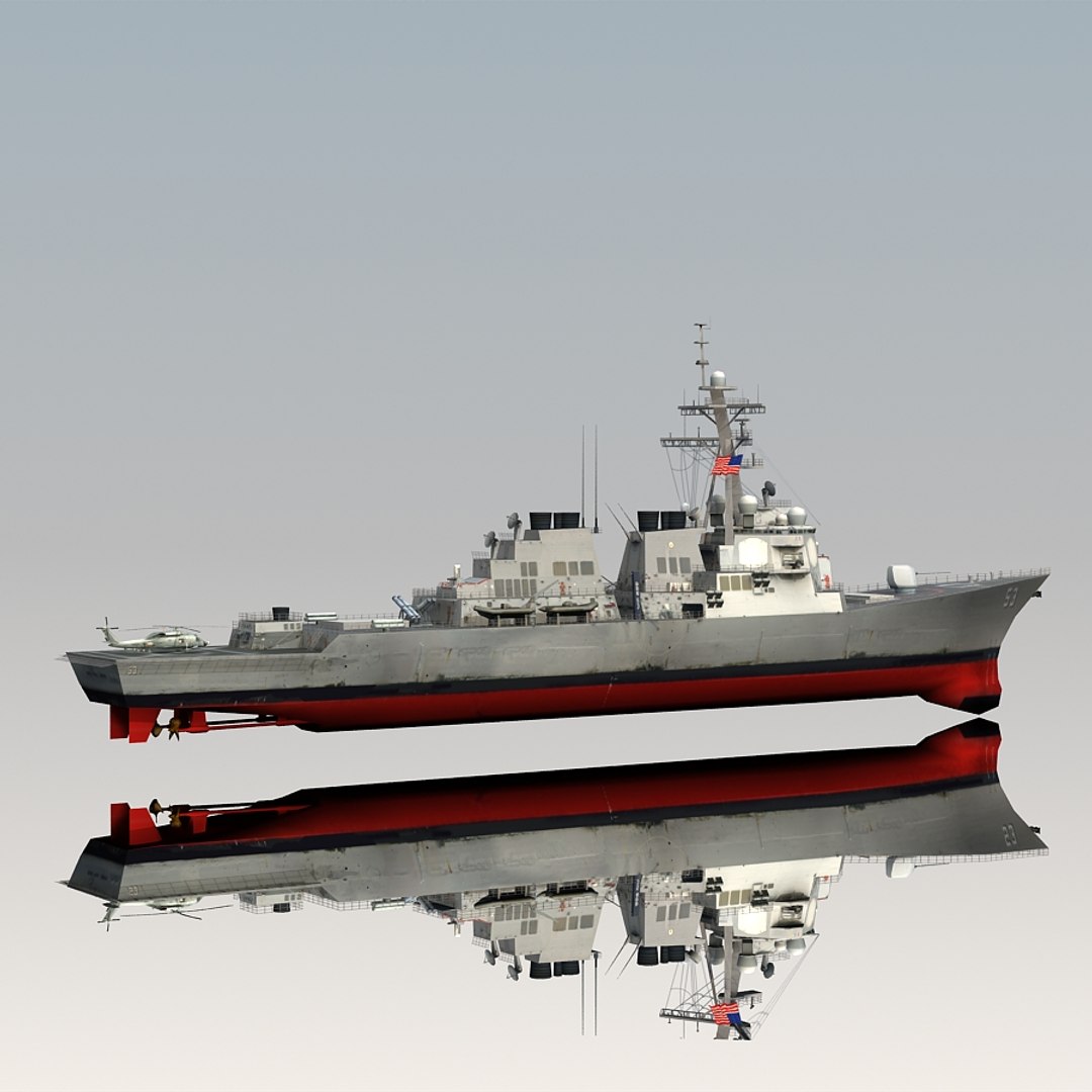 3d Uss John Paul Jones Model