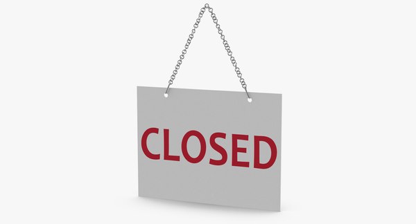 modelo 3d Letrero Abierto-Cerrado 01 - TurboSquid 1223344