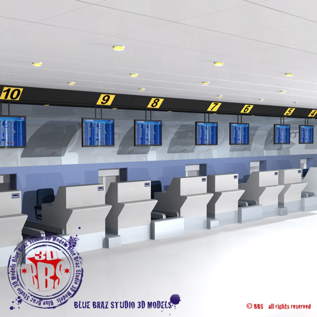 3d C4d Check Airport