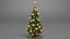 3D Christmas Tree Decorated