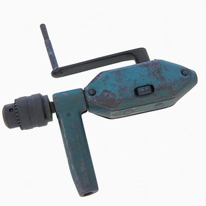 3D Old Hand Drill