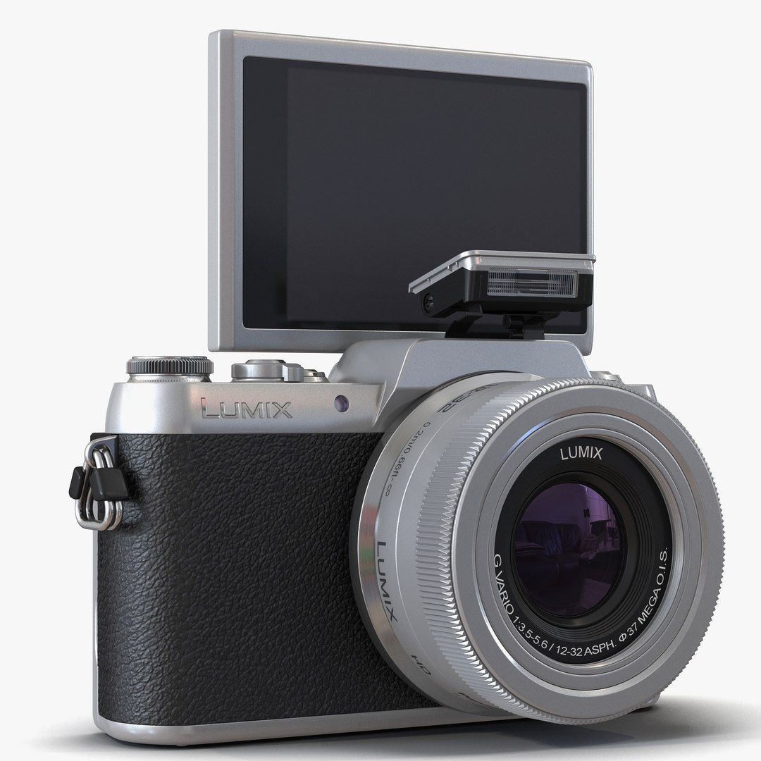 Panasonic DMC GF7 Rigged 3D Model 3D model preview