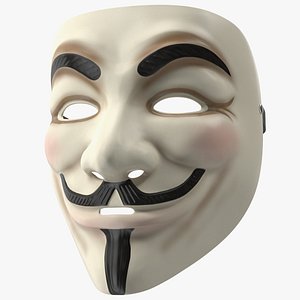 Guy Fawkes Mask 3D model