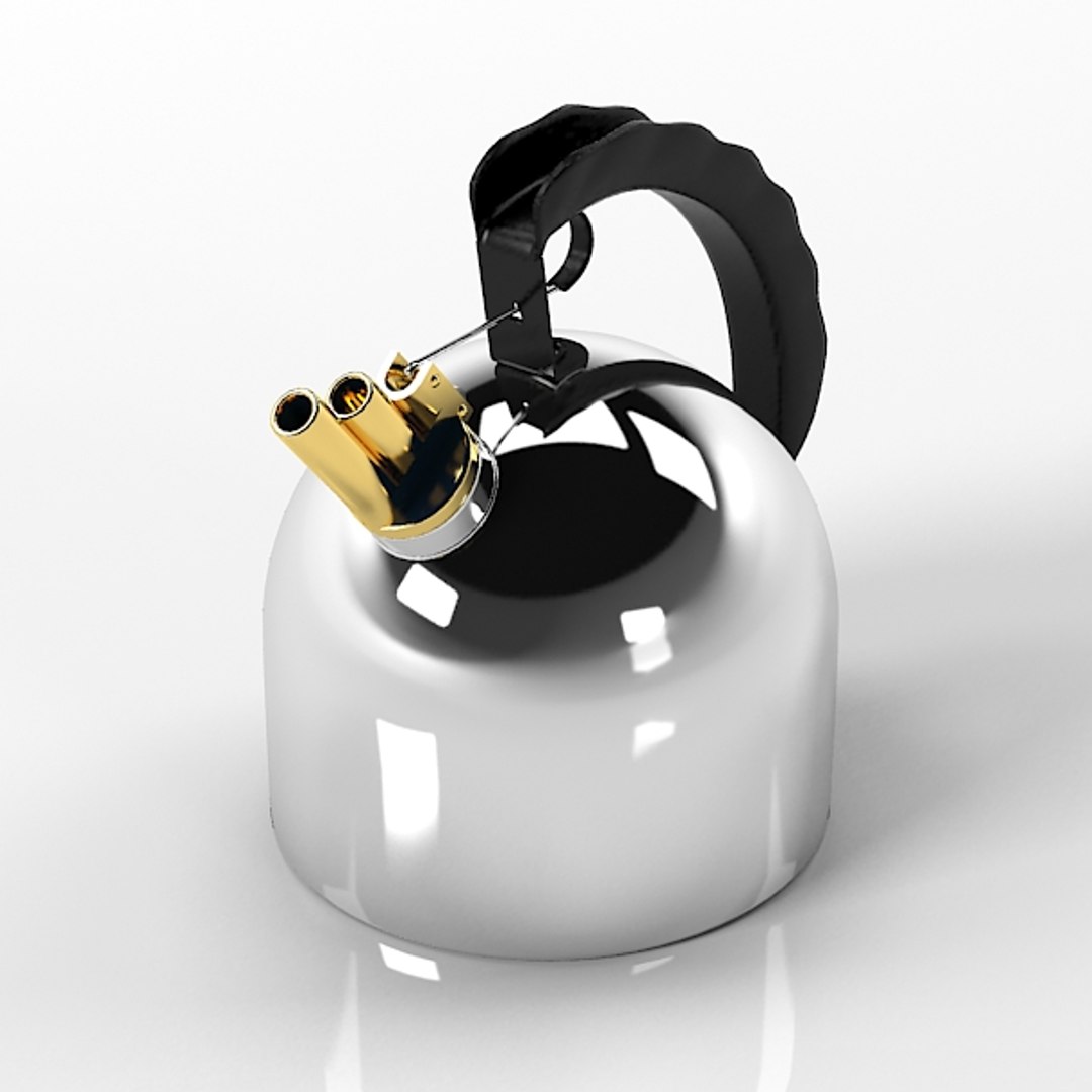 9091 Induction Kettle with Whistle by Alessi 3D model