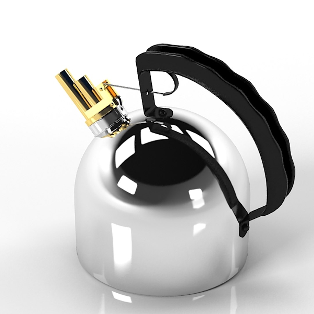 9091 Induction Kettle with Whistle by Alessi 3D model