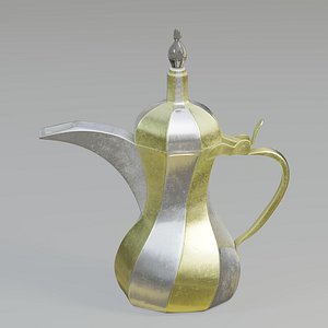 Twisted Arabic Coffee Pot
