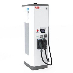 3D model ABB Terra 53 charging station 3D model