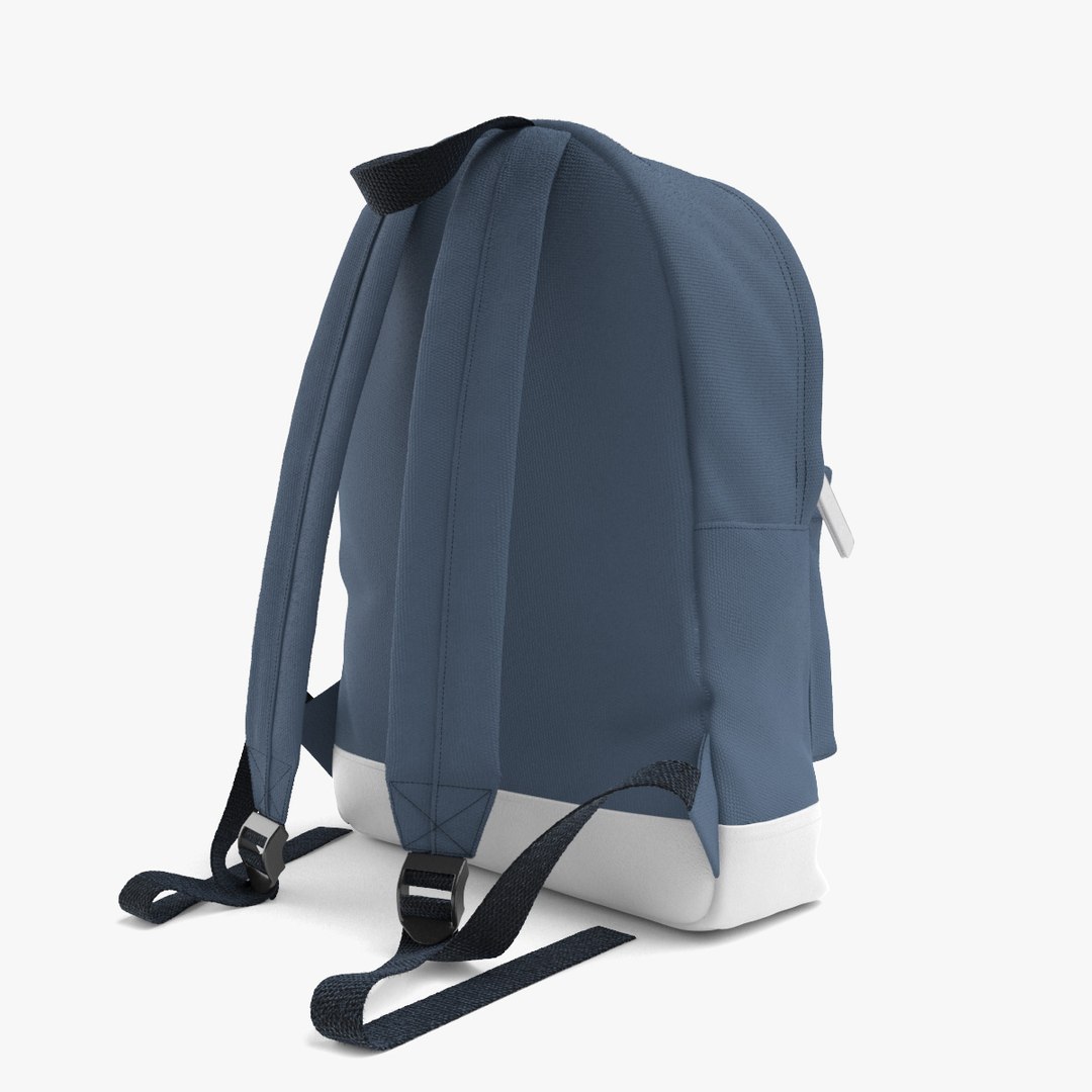 Casual cotton backpack 3D model - TurboSquid 1153384