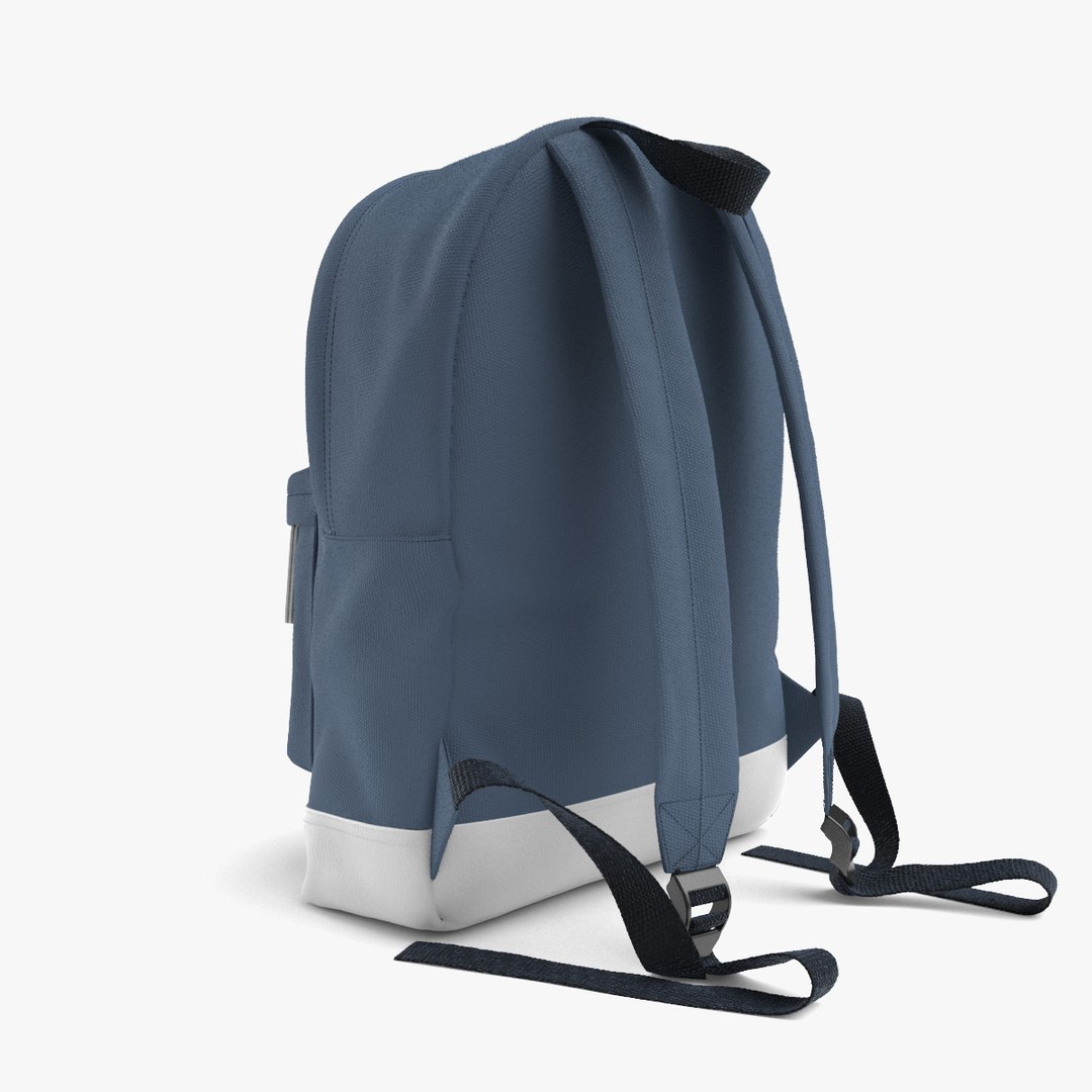 Casual cotton backpack 3D model - TurboSquid 1153384