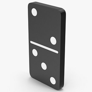 3D Domino 2x3 Black model