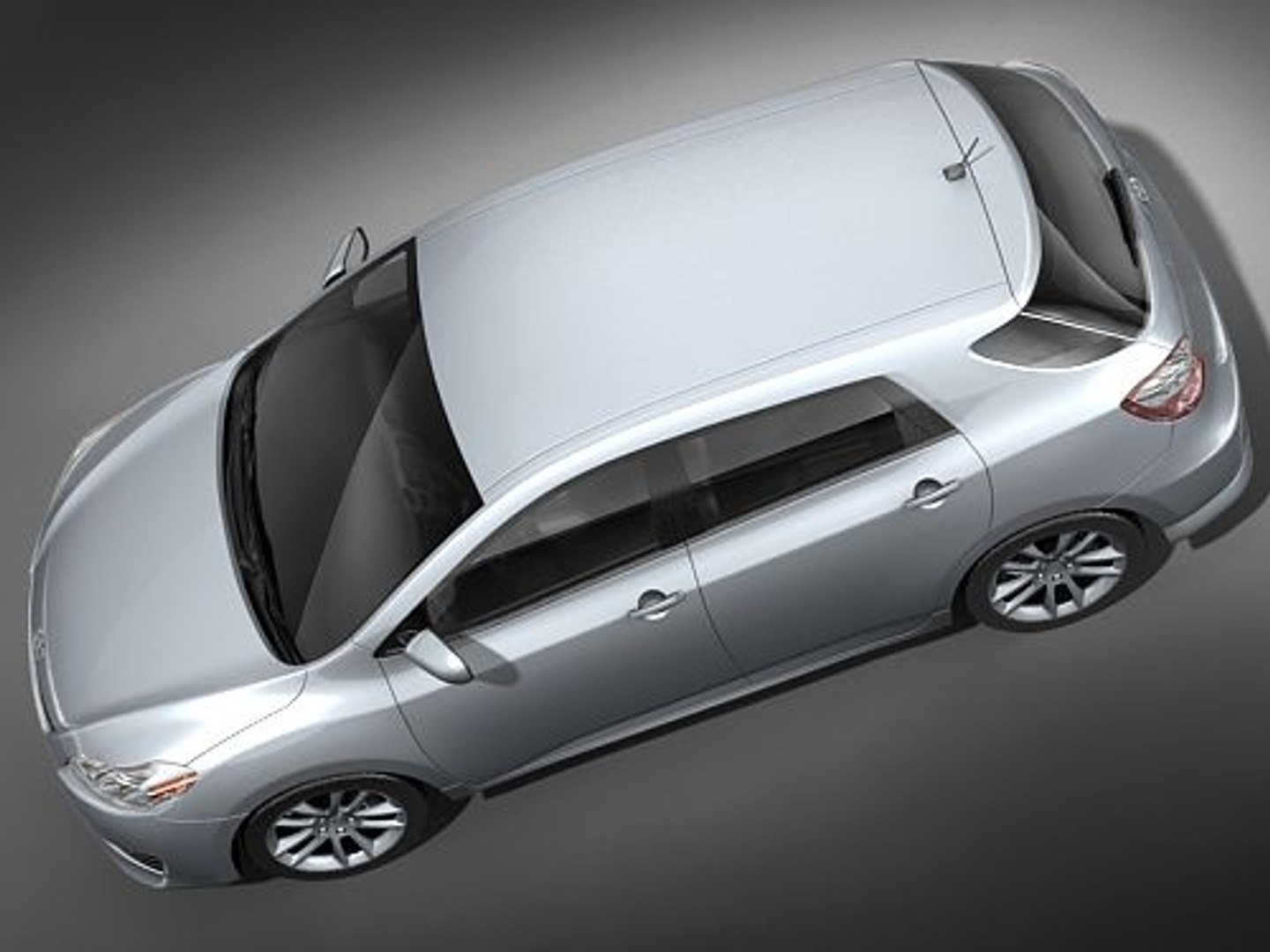 Toyota Matrix Car 3d Model