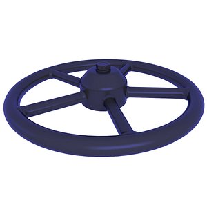 Industrial Hand-wheel for Valve 10 3D
