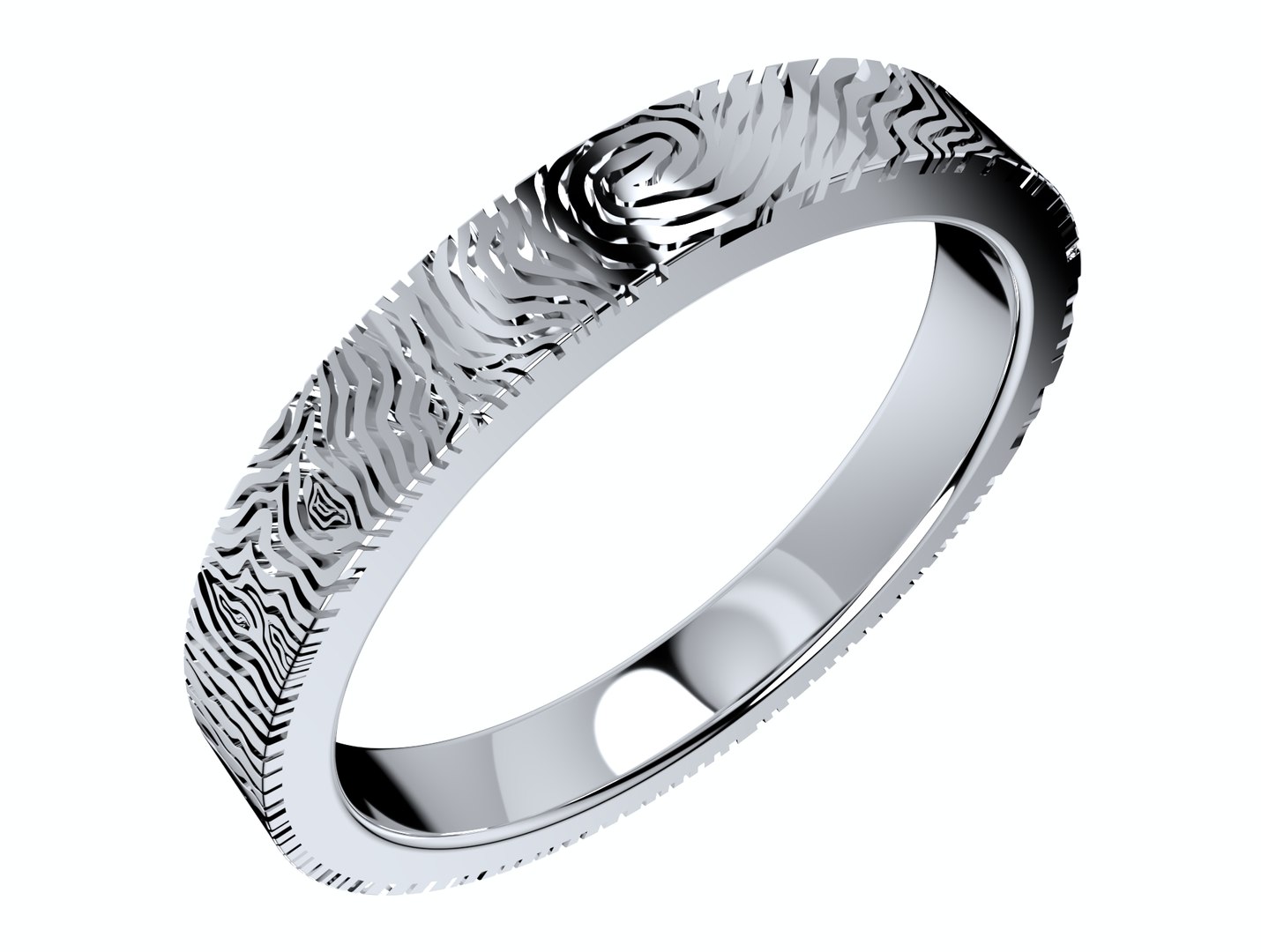 3D set rings finger print - TurboSquid 1697079