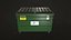 Dumpster with Garbage Bags Modello 3D
