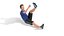 Leg Twist Touch Exercise Man Animation