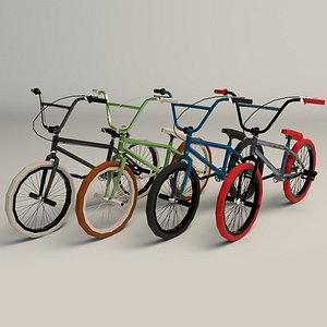 3D model bmx bike