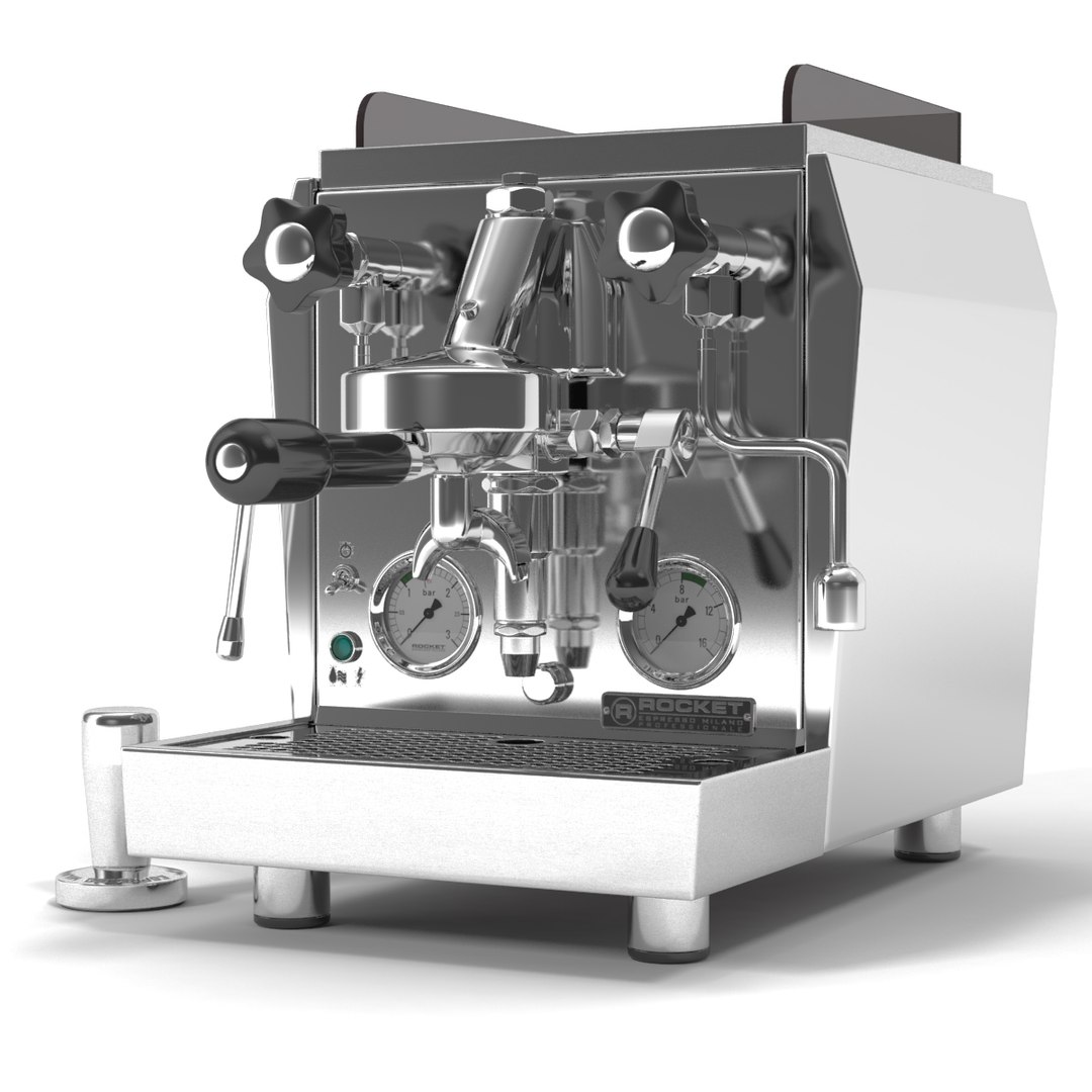 realistic espresso maker rocket 3d max