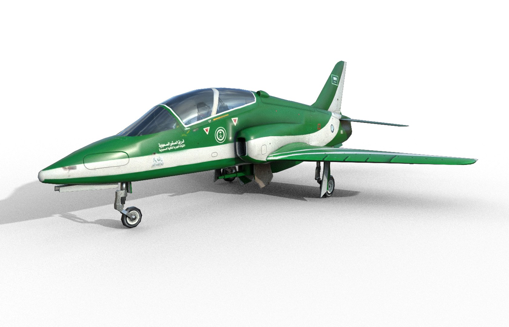 3D Saudi Hawks Aircraft - TurboSquid 2138703