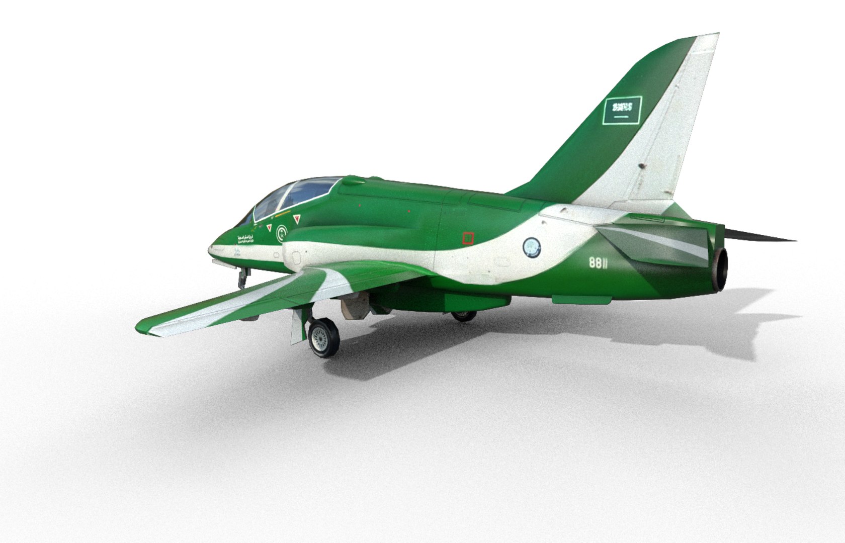 3D Saudi Hawks Aircraft - TurboSquid 2138703