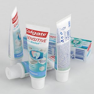 Colgate Toothpaste Sensitive Pro Relief WhiteningColgate Toothpaste Sensitive Pro Relief Whitening 75ml Box and Tube 2018
