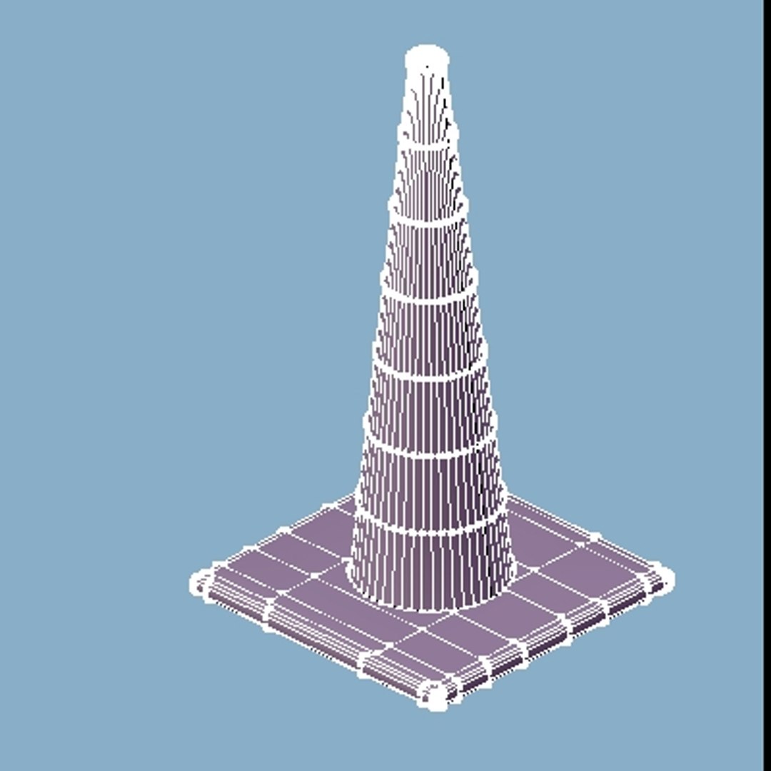 3dsmax Traffic Cone