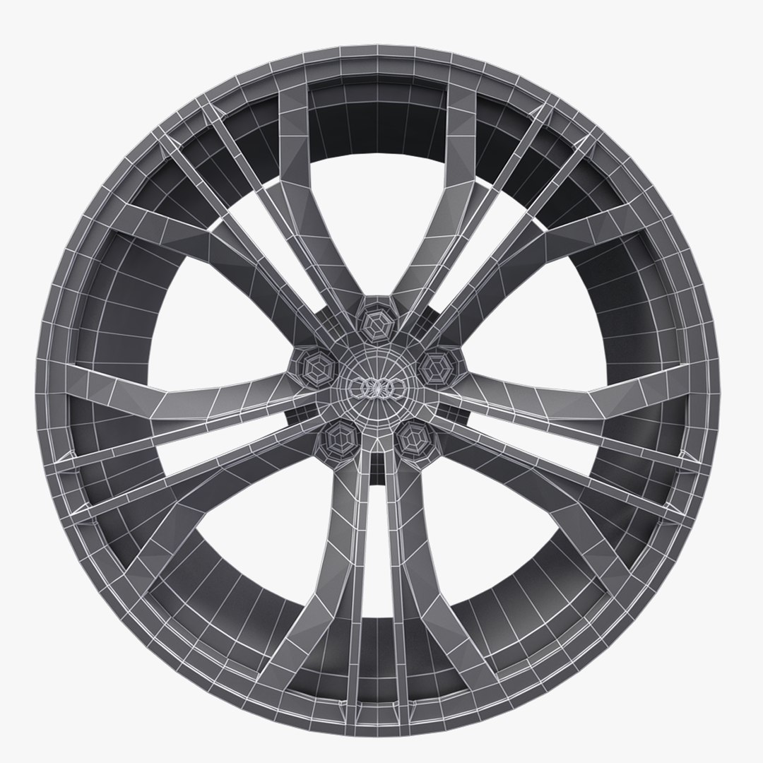 3d Audi Rim Spyder Model