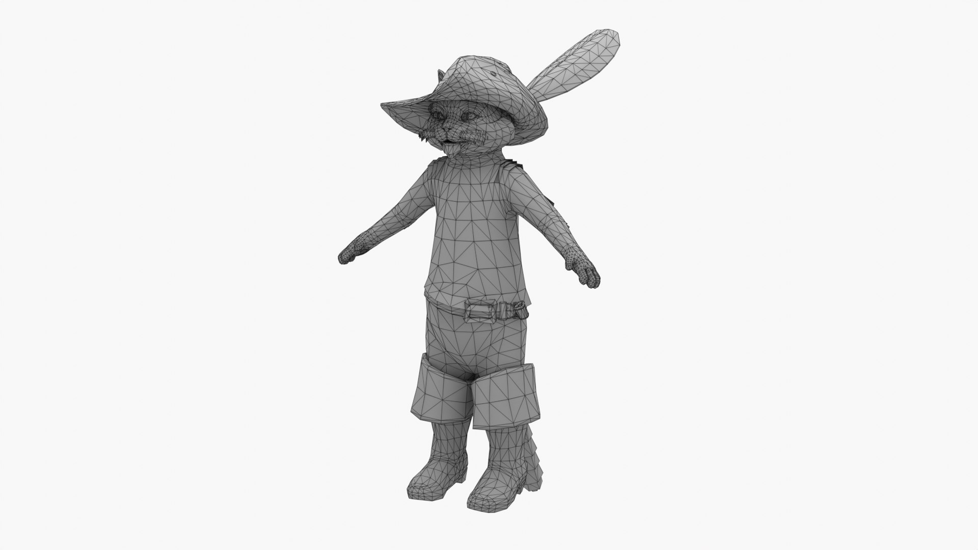 Puss In Boots From Shrek 3D Model - TurboSquid 2346806