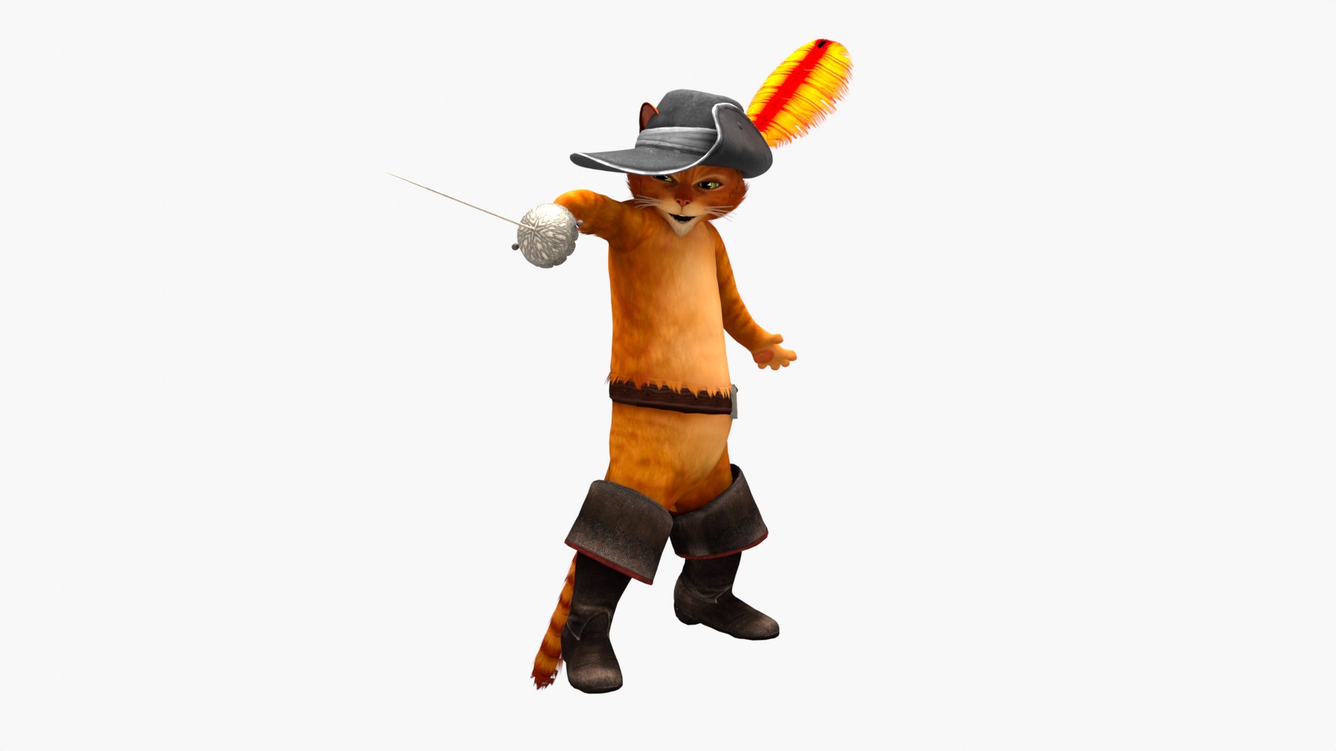 Puss In Boots From Shrek 3D Model - TurboSquid 2346806