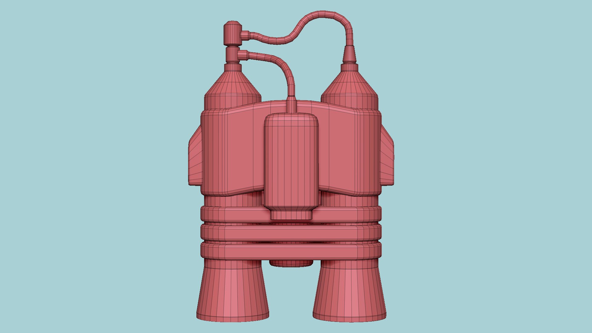 Jetpack E02 Golden Black - SciFi Character Design 3D Model - TurboSquid ...