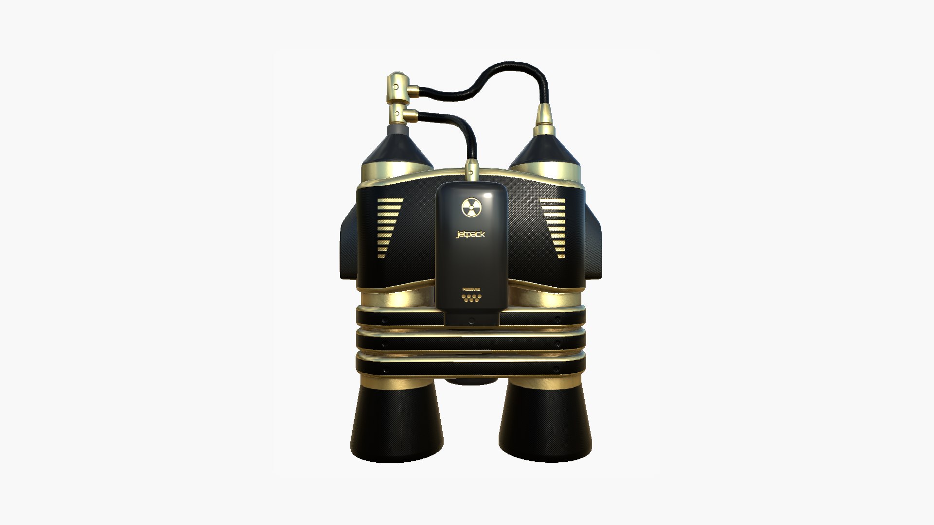 Jetpack E02 Golden Black - SciFi Character Design 3D Model - TurboSquid ...