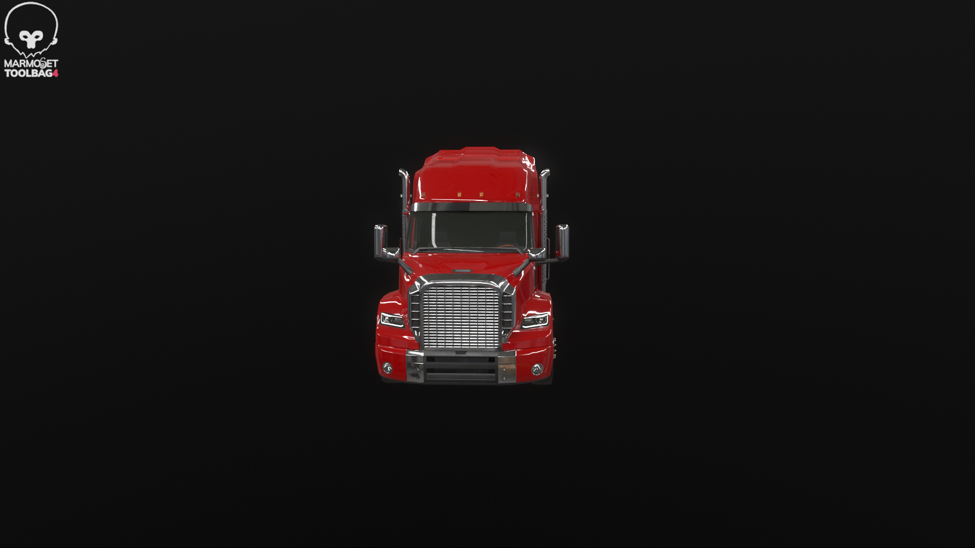 3D Generic Semi Truck Sleeper Cab - TurboSquid 2166453