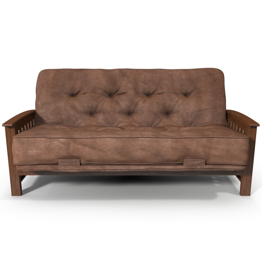 sofa futon 3d model