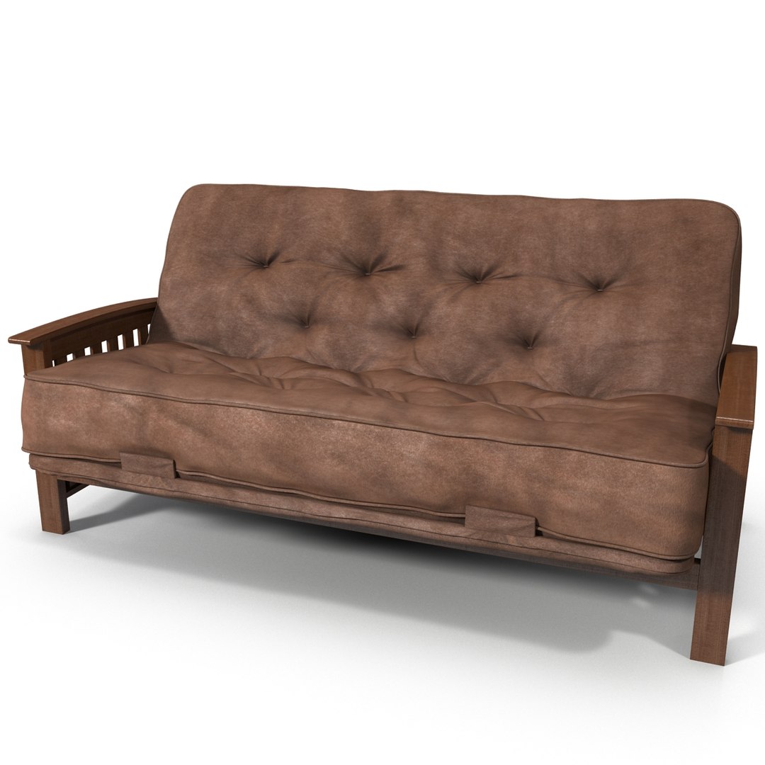 sofa futon 3d model
