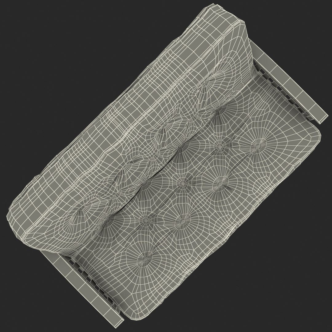 sofa futon 3d model