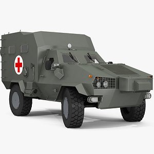 3D Ambulance Vehicle