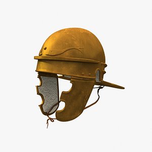 3d roman helmet imperial gallic