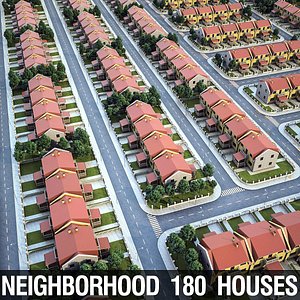 Neighborhood Houses 01 model