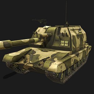 3D model 219 soviet howitzer