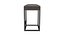 Tabouret de bar en cuir capitonné Reese