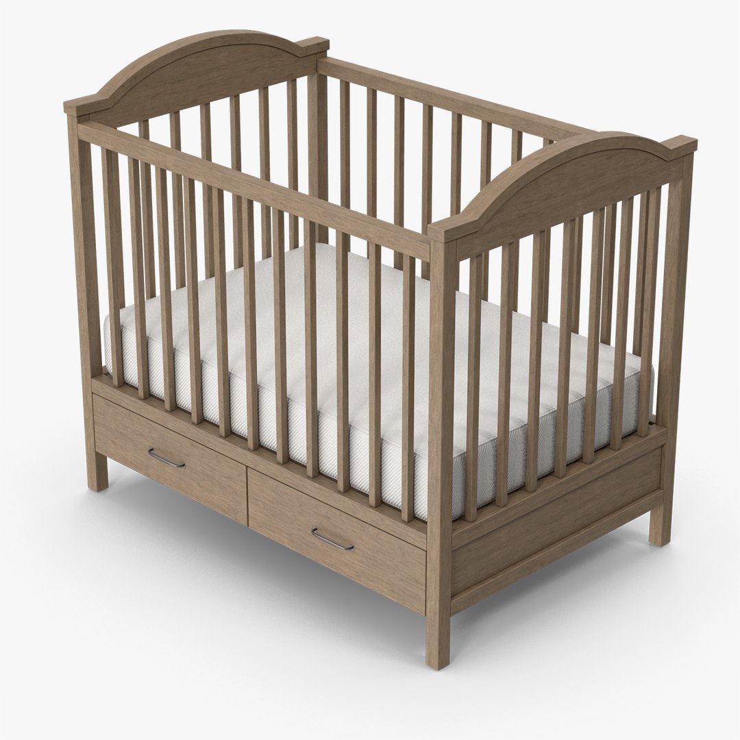 3D Baby Cot model TurboSquid 2063310