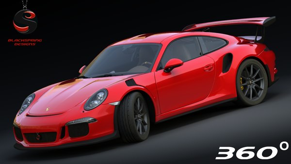 3d model porsche 911 gt3 rs