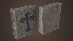 Old bible book 3D