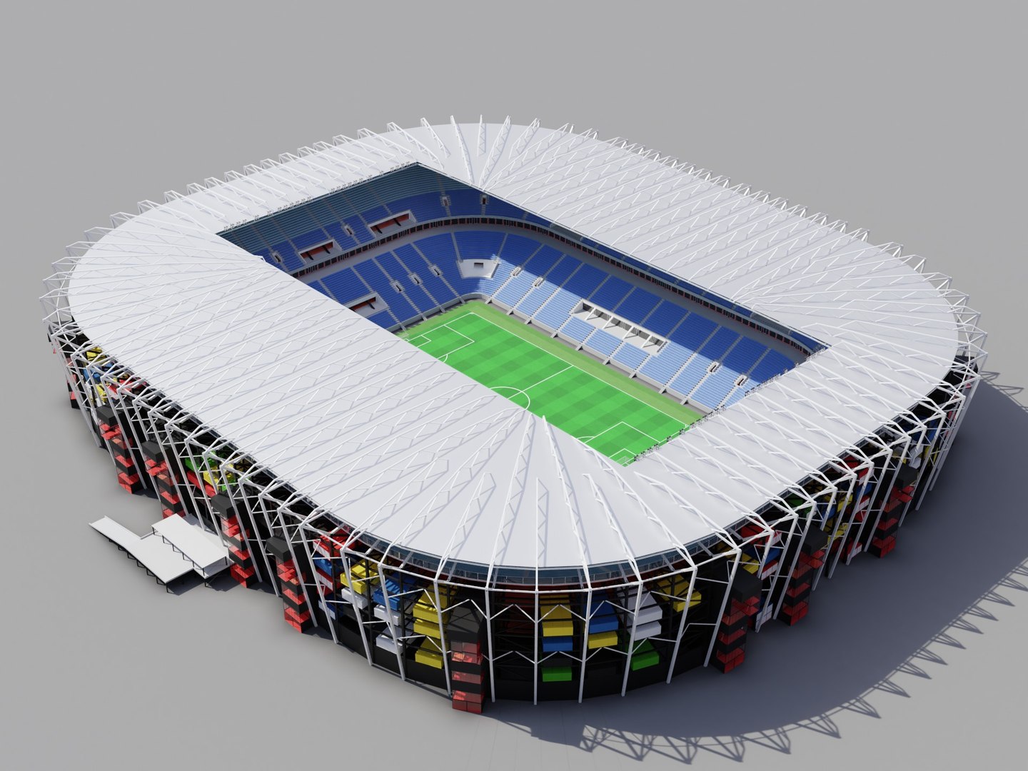 Official Logo Qatar FIFA World Cup 2022 3D Model in Sports