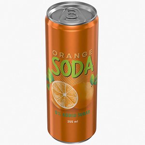 3D Sleek Soda Can 355ml